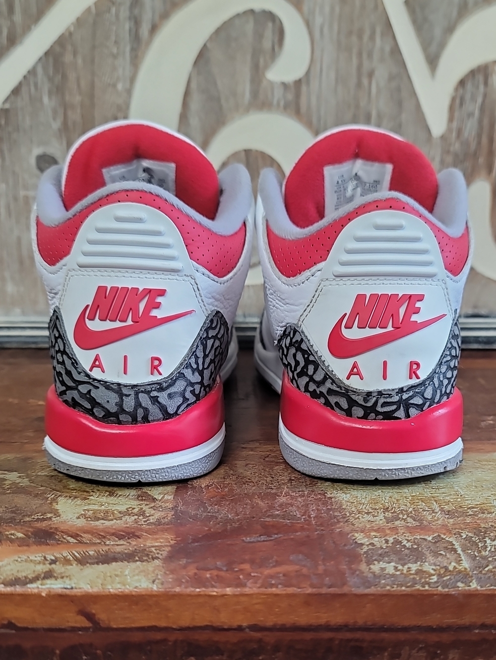 Nike Air Jordan 3 Retro 'Fire Red' Wmns 6 Good/Fair Condition. Fast Shipping